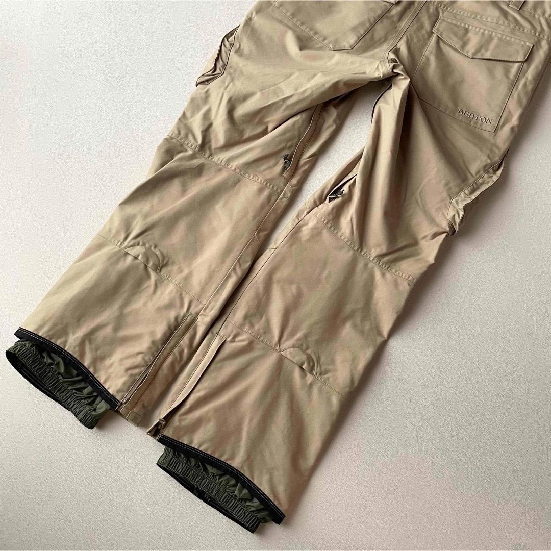 5466skf【美品】バートンビブ パンツ RESERVE ベージュ