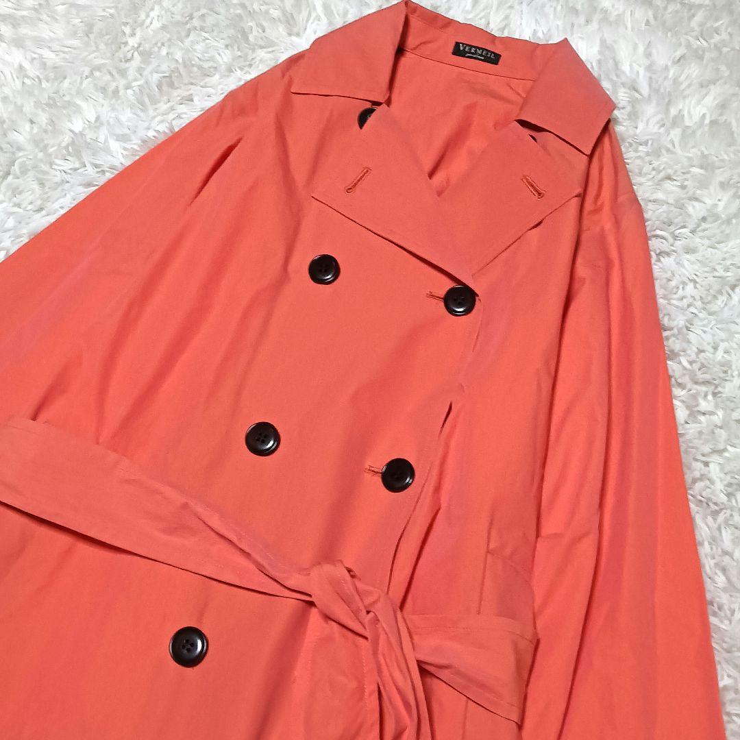 ヴェルメイユパーイエナ　カラーシャンブレーライトトレンチ　23SS　定価6万