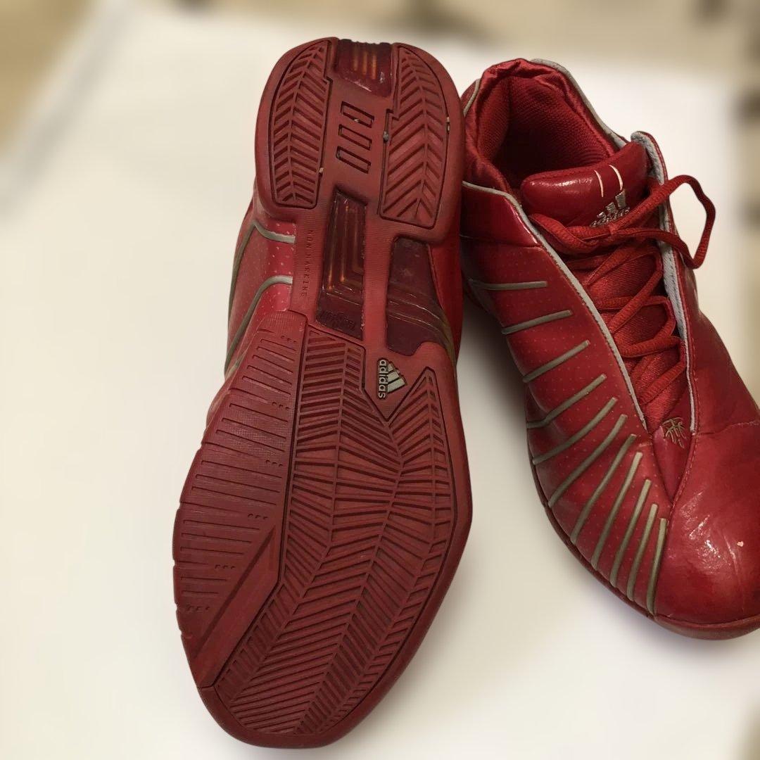 adidas アディダス バスケットボールシューズ レッド 27cm