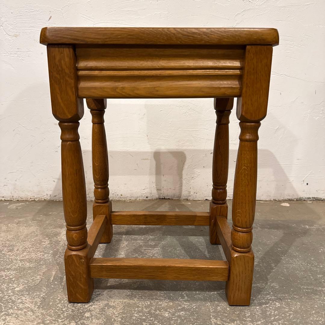 ヴィンテージ 木製サイドテーブル　花台