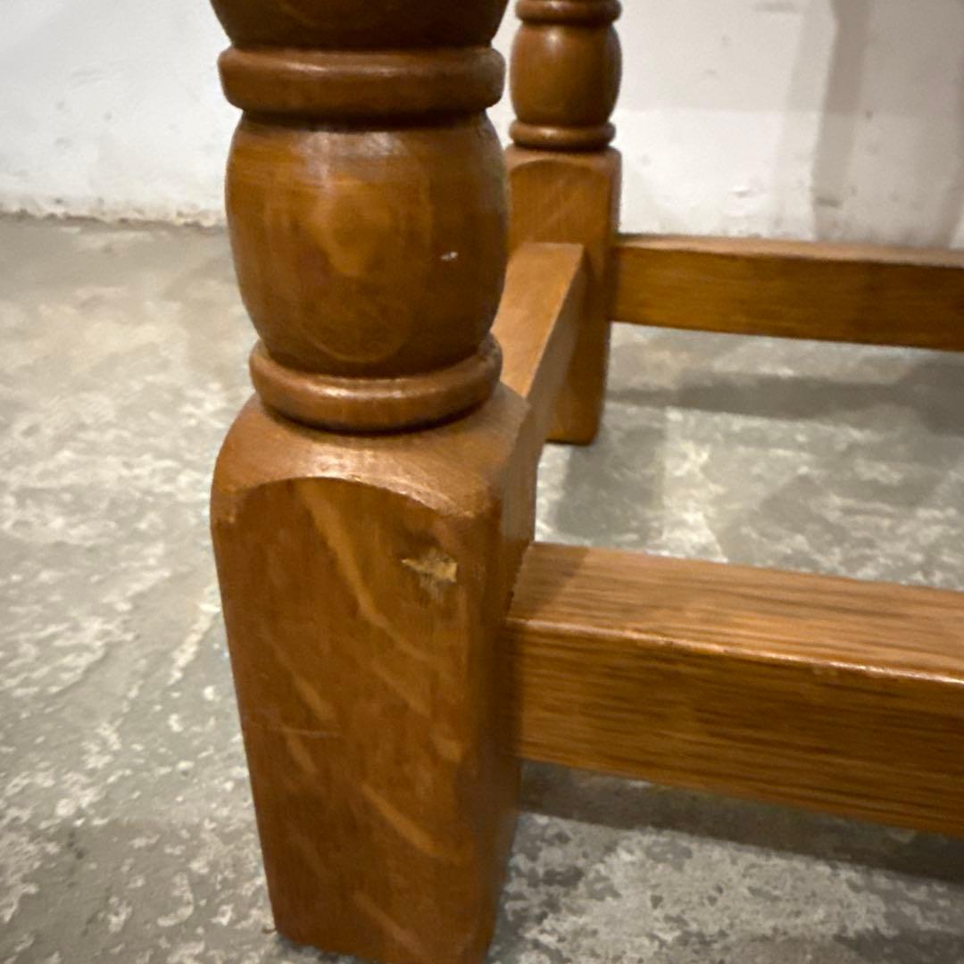 ヴィンテージ 木製サイドテーブル　花台