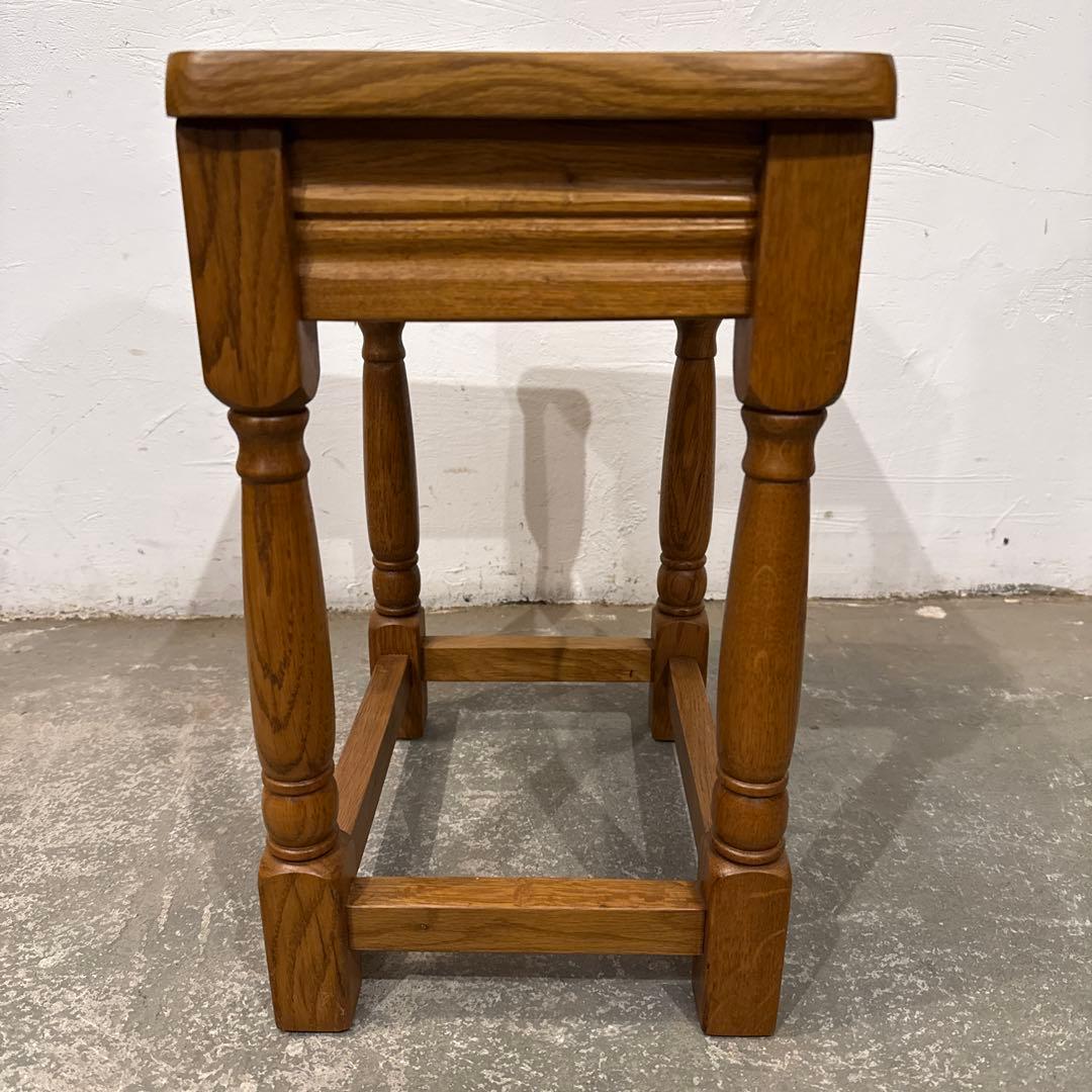 ヴィンテージ 木製サイドテーブル　花台