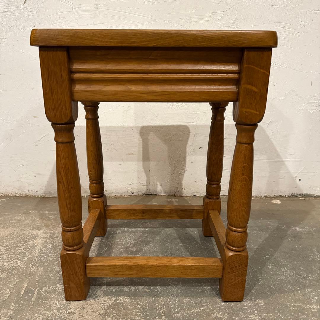 ヴィンテージ 木製サイドテーブル　花台