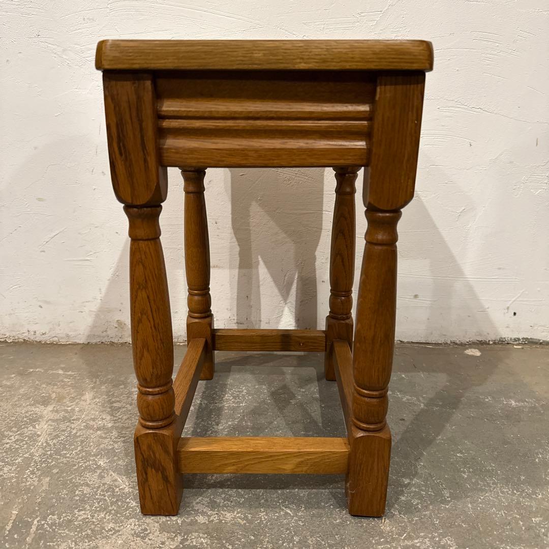 ヴィンテージ 木製サイドテーブル　花台