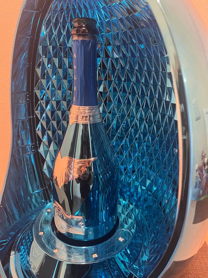 最終値下げ⭕️空き瓶エンジェルエッグシャンパン 青