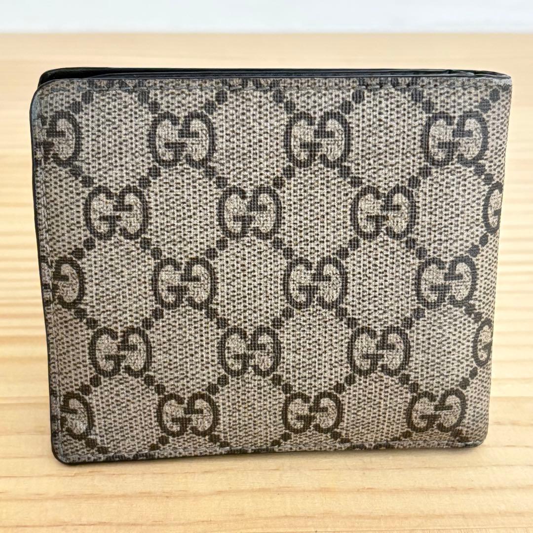 GUCCI グッチ　折り財布　GGスプリーム タイガー