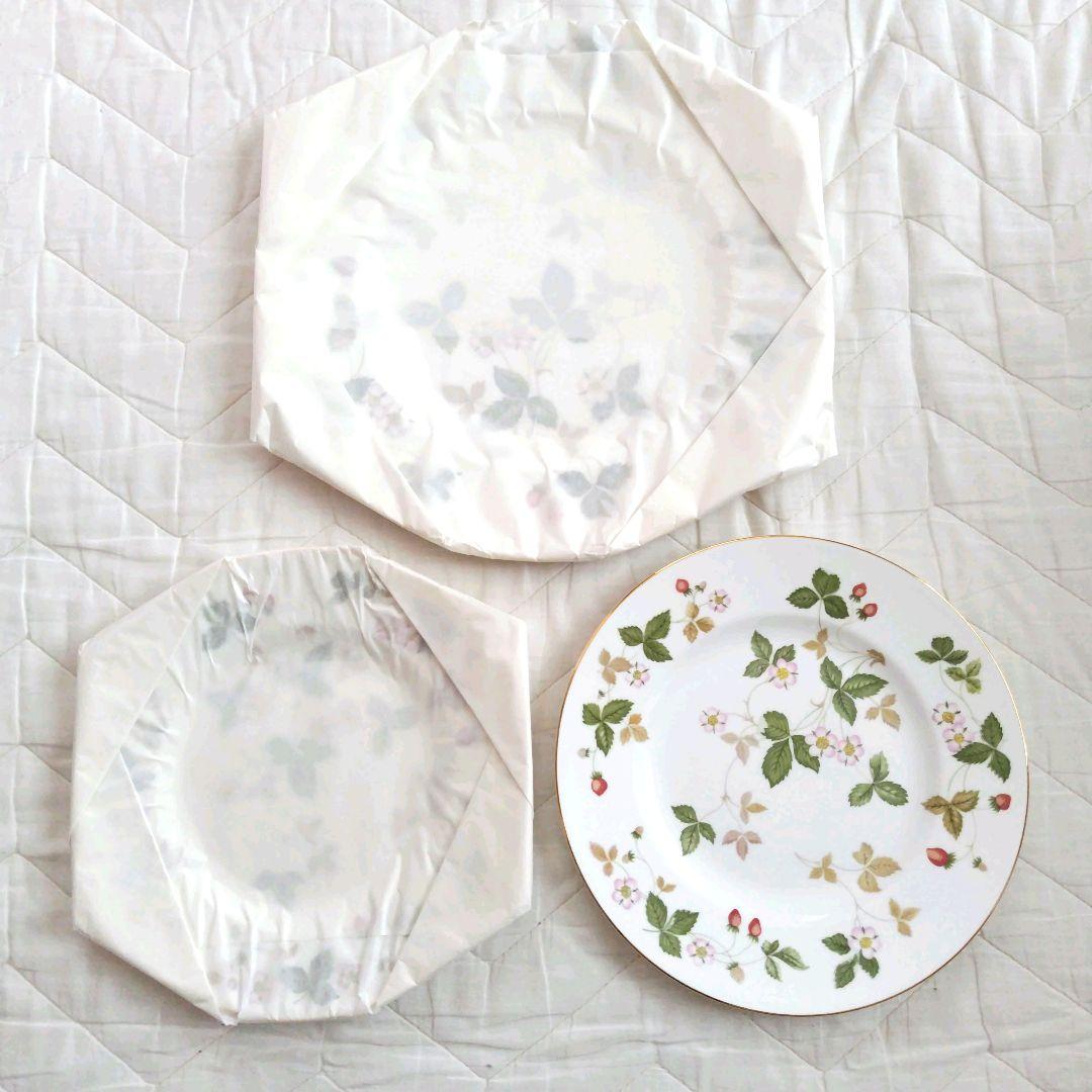 【】大1 小2 / 皿3枚 ワイルドストロベリー 新品 箱入り