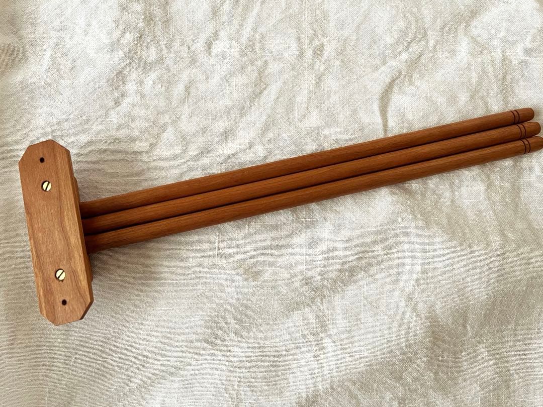 ☆お値下げ☆チェリー材のふきん掛け 新品未使用 家具工房nicom