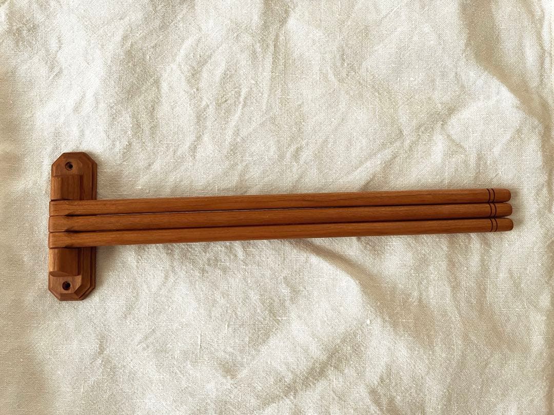 ☆お値下げ☆チェリー材のふきん掛け 新品未使用 家具工房nicom