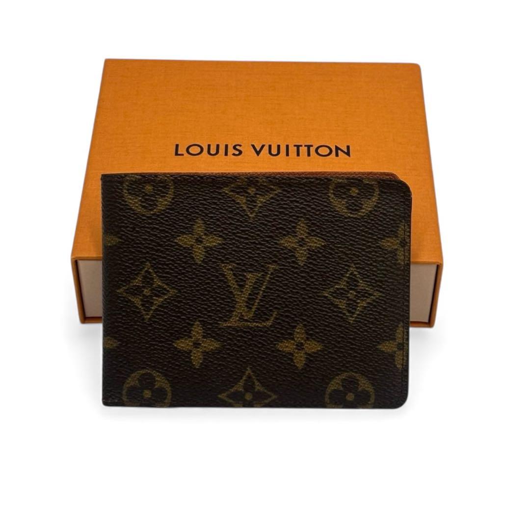 【美品】ルイヴィトン 二つ折り財布 ポルトフォイユ・ミュルティプル RA1929