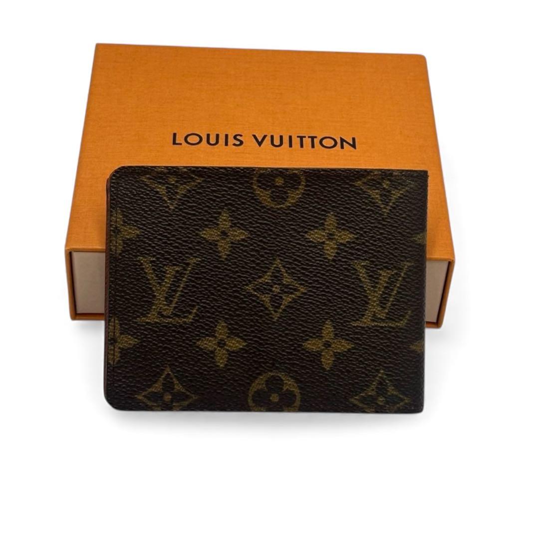 【美品】ルイヴィトン 二つ折り財布 ポルトフォイユ・ミュルティプル RA1929