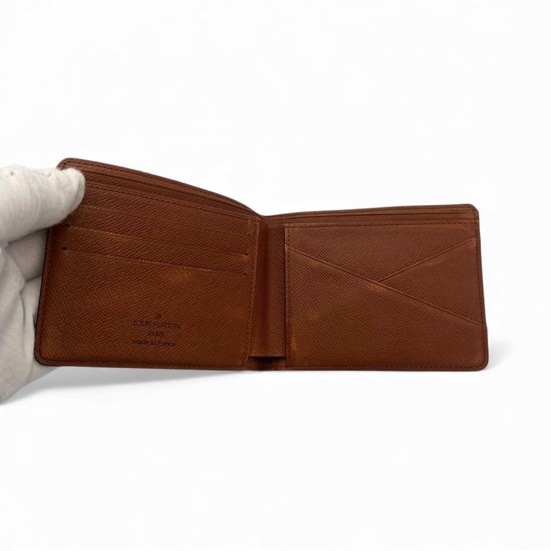【美品】ルイヴィトン 二つ折り財布 ポルトフォイユ・ミュルティプル RA1929