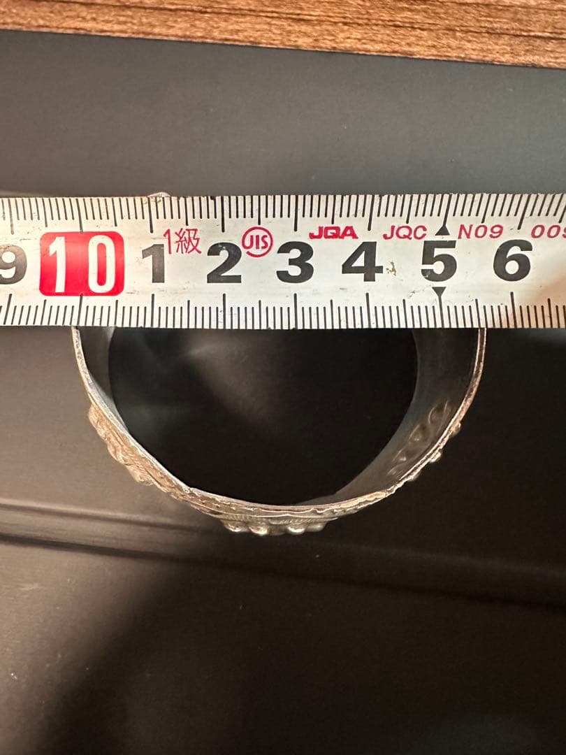 【J刻印】NAVAJO シルバー スタンプワーク バングル ブレスレット