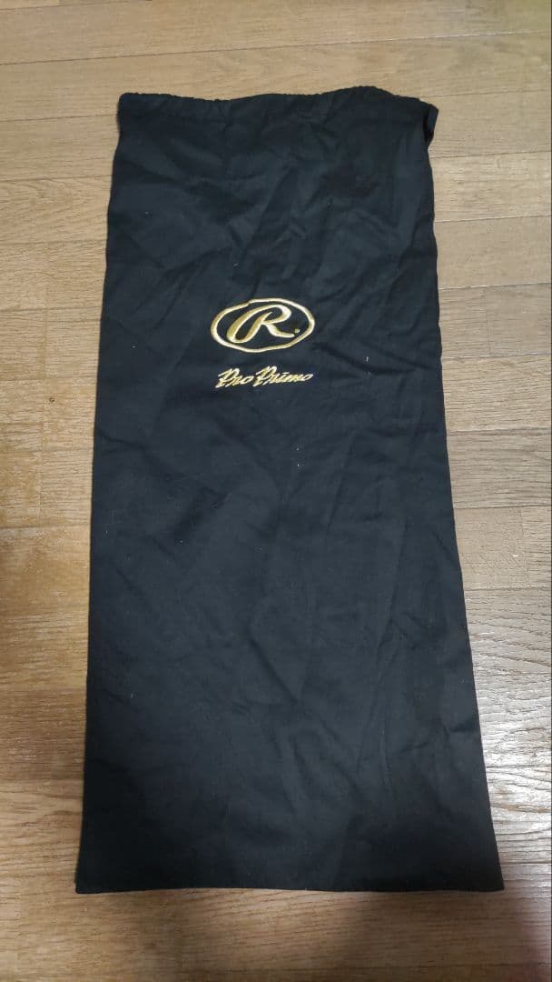 ローリングス(アシックス時代)　硬式用　レガース 袋付き　ブラック　Lサイズ