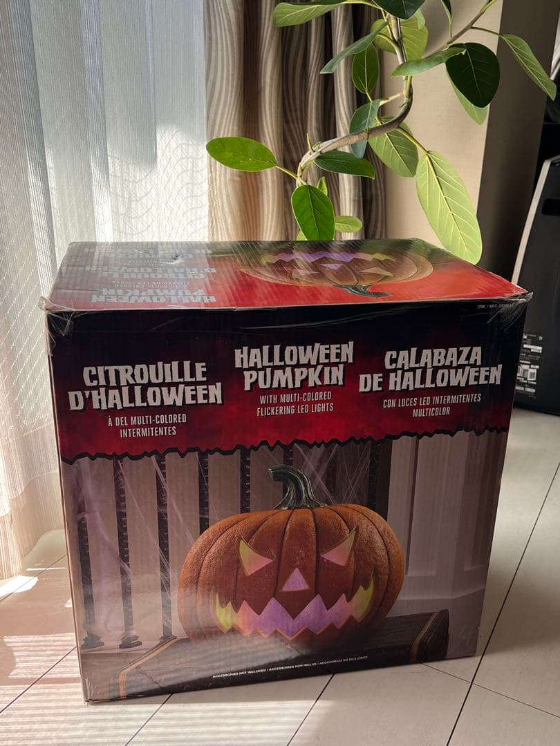 [完売•入手困難] マルチカラーLED ハロウィン ジャック・オー・ランタン