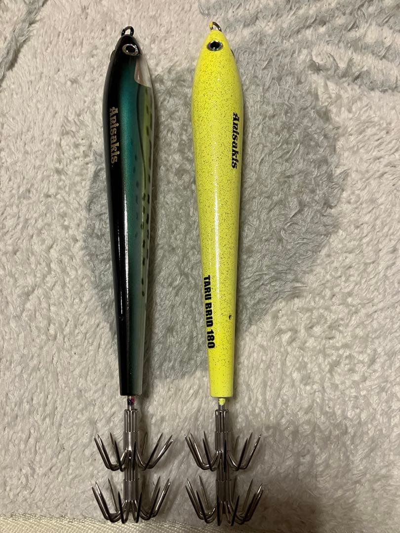 タルブリッド１８０　３本+α(タルイカ餌巻き用スッテとスナップ) 限界値下げ