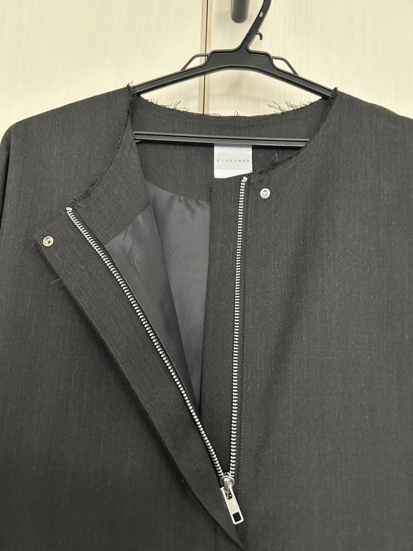 2025CITYSHOPシティショップWOOL ジャンプスーツ美品グレー