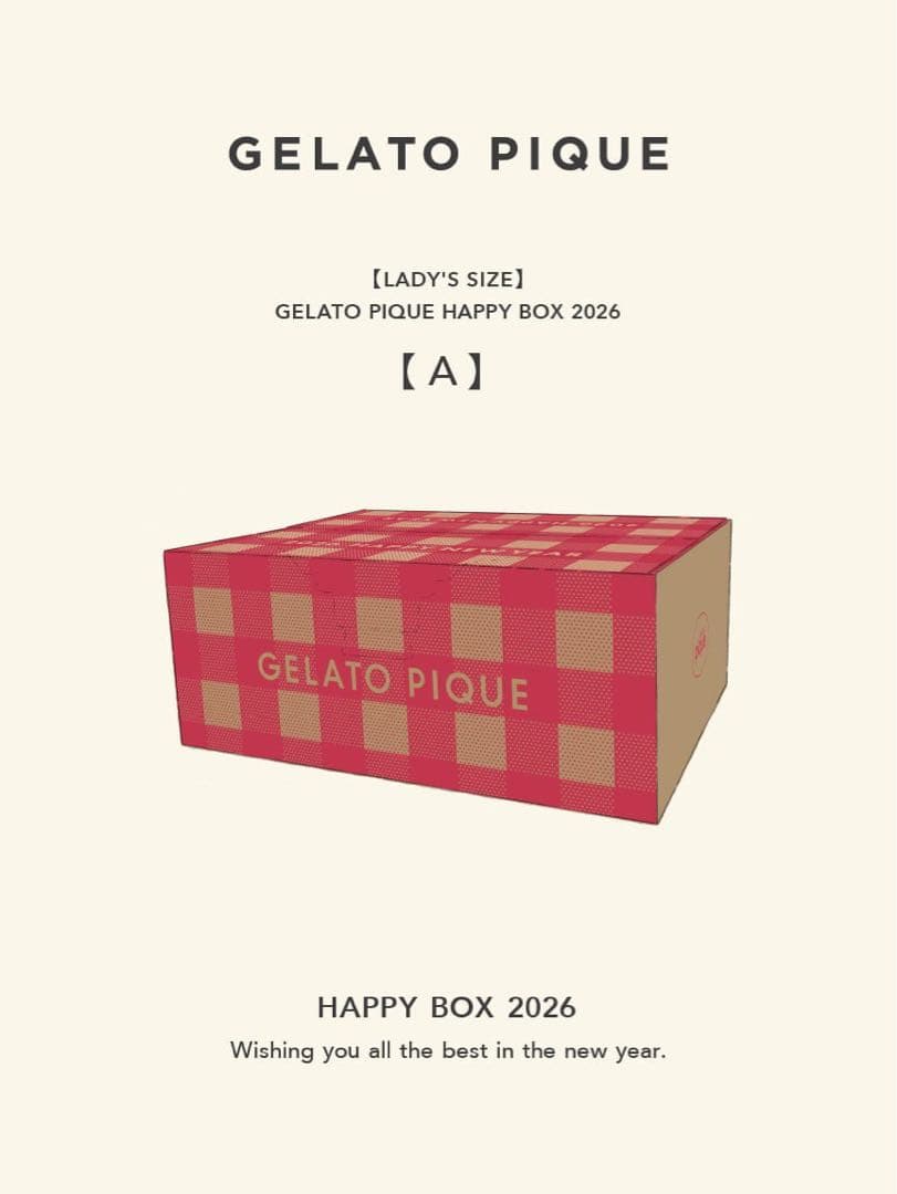 GELATO PIQUE 2026 HAPPY BOX A 抜き取り無し