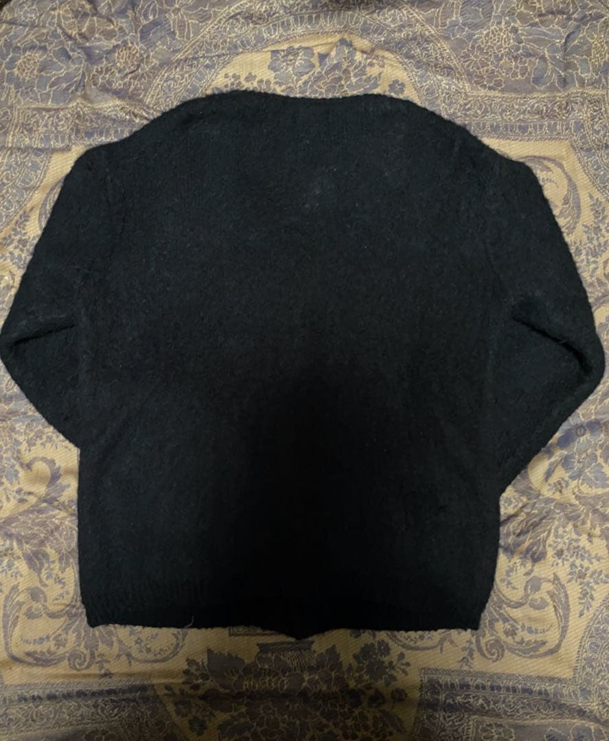 HOUSTON ブラック モヘア カーディガン Mサイズ