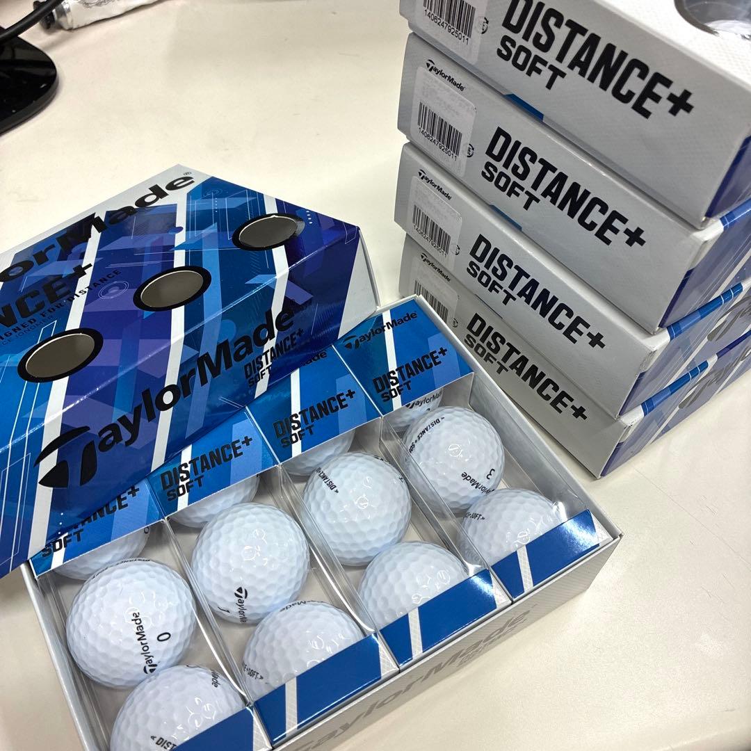 新品 TaylorMade DISTANCE+ SOFT ゴルフボール 60個