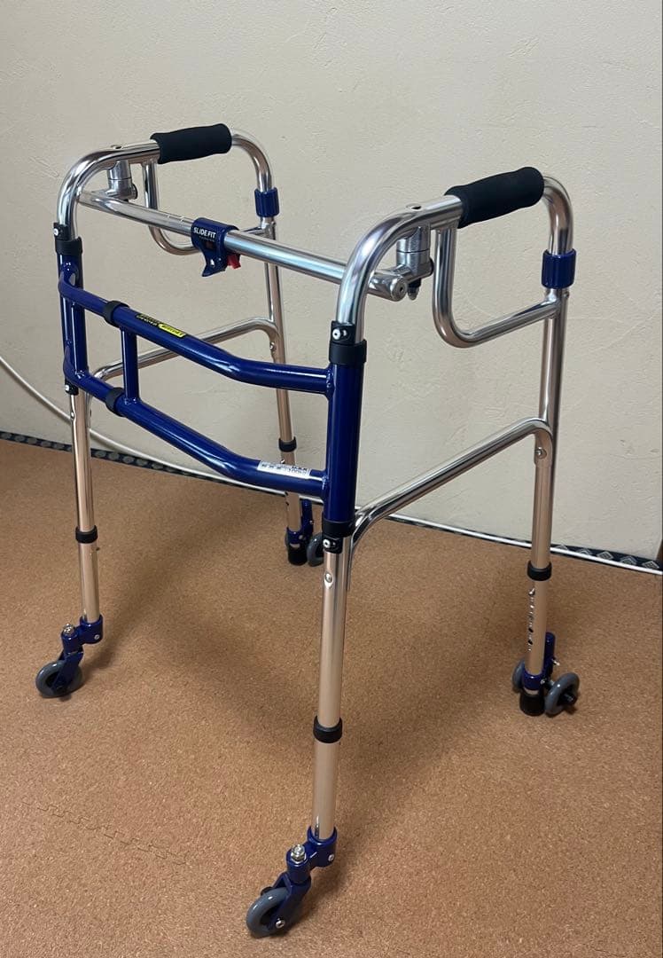 ユーバ産業 優羽スライドフィット H-0193C 固定式伸縮歩行器 取説付き