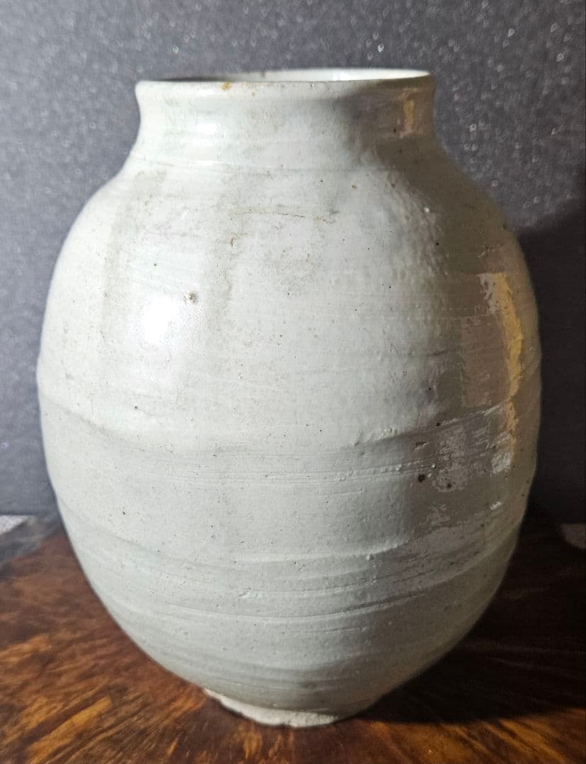 本物保証❗】名品❗】李朝時代　 李朝古美術　李朝古陶磁器　李朝白磁　壺　提灯壺