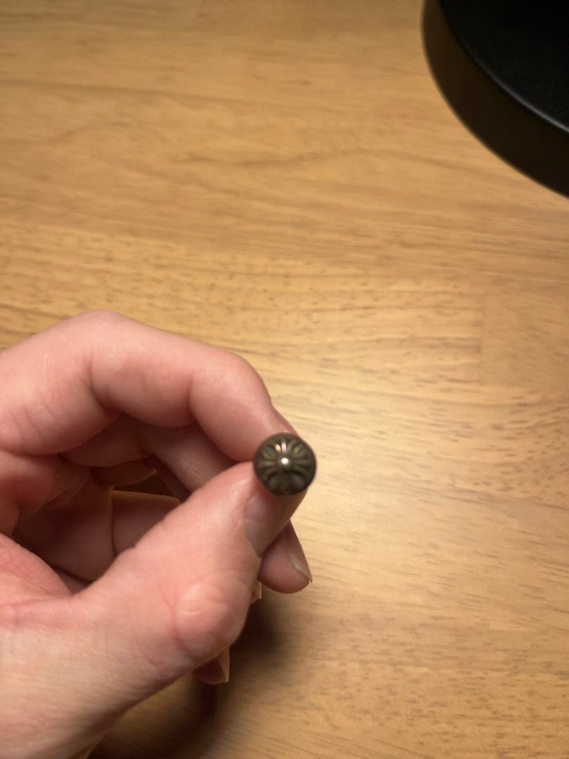 クロムハーツポールピアス　正規品 キャッチのみ社外品