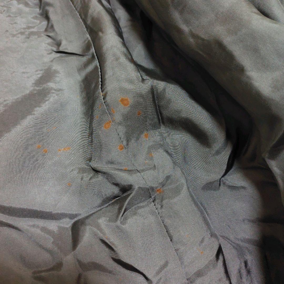 イヴサンローラン ダブルブレストコート ヘリンボーン ツイード ベロア切替