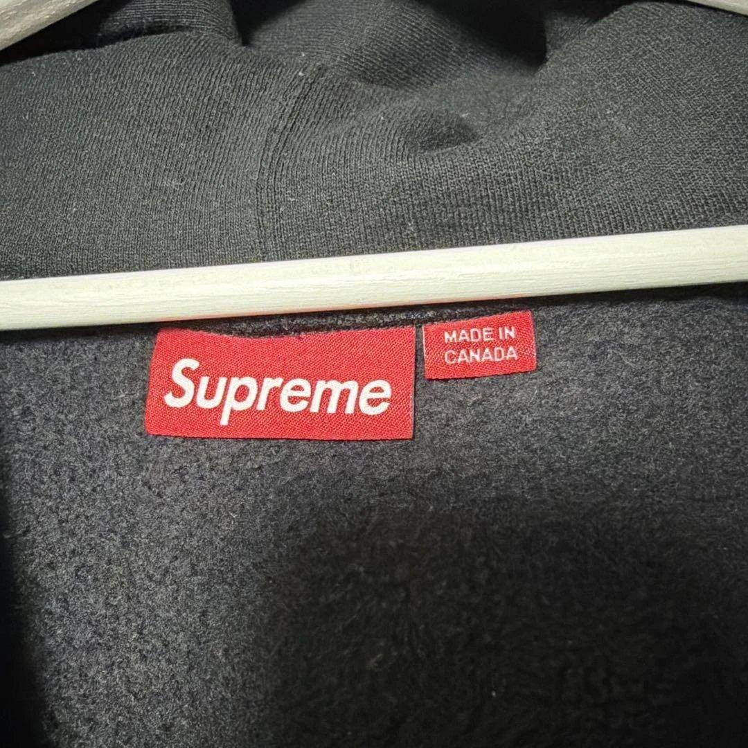 supreme Sロゴパーカー　ブラック　Lサイズ