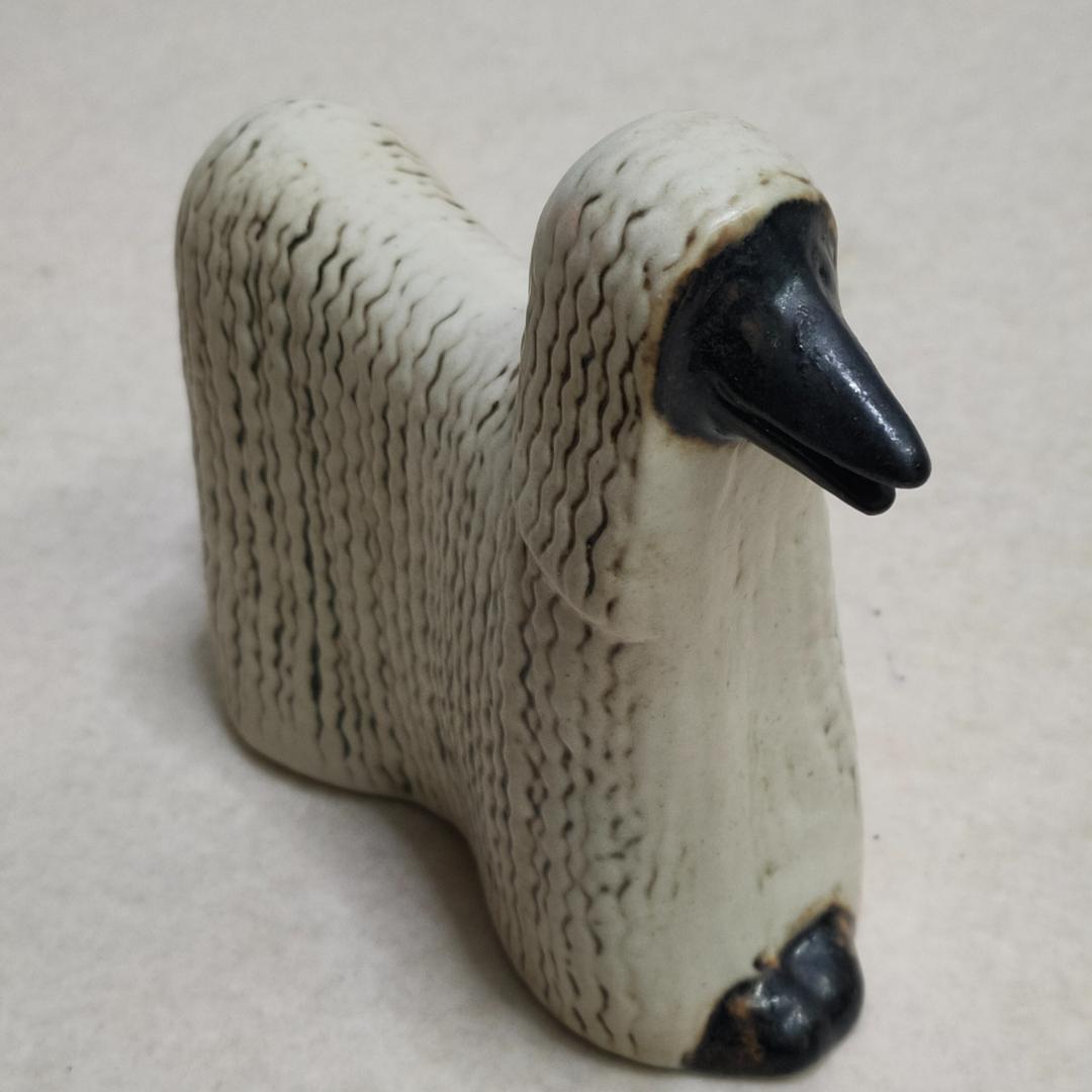 Gustafsberg Lisa Larson 陶器 犬 アフガン・ハウンド
