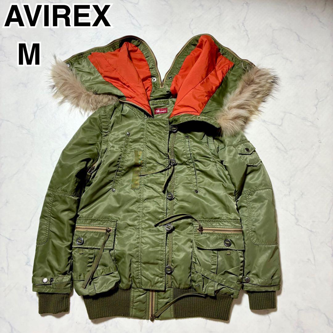 に*こ様 美品✨AVIREX N-2B フライトジャケット ベスト カーキ M