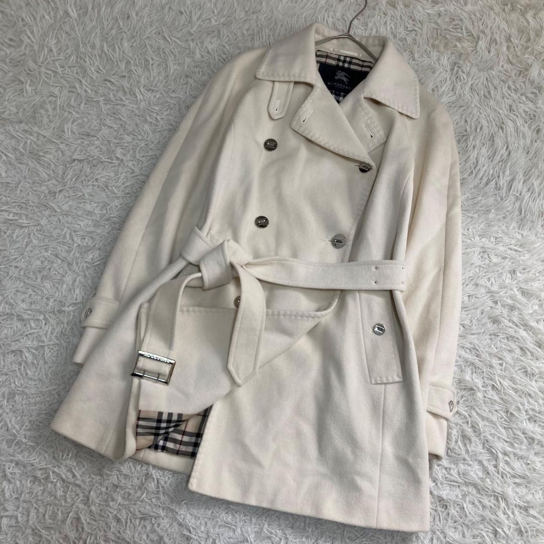 16091✨バーバリーロンドン ベルト付き トレンチコート ノバチェック 40