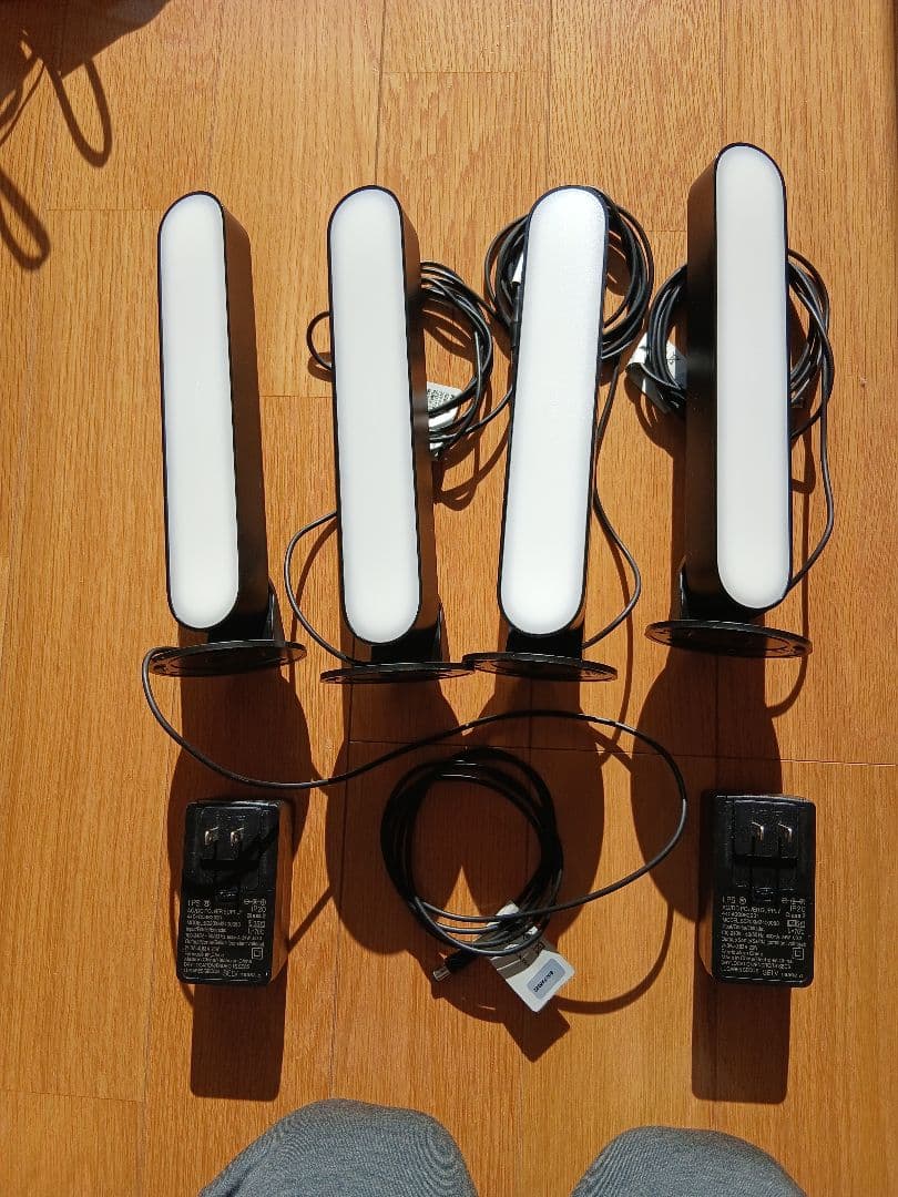 ぺ*林様 【4本セット】Philips Hue Play ライトバー　電源アダプ