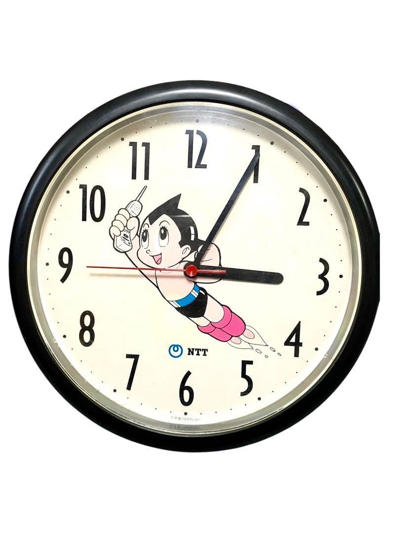 昭和レトロ　鉄腕アトム　ＮＴＴ　レア品　手塚治虫　手塚プロダクション　壁掛け時計
