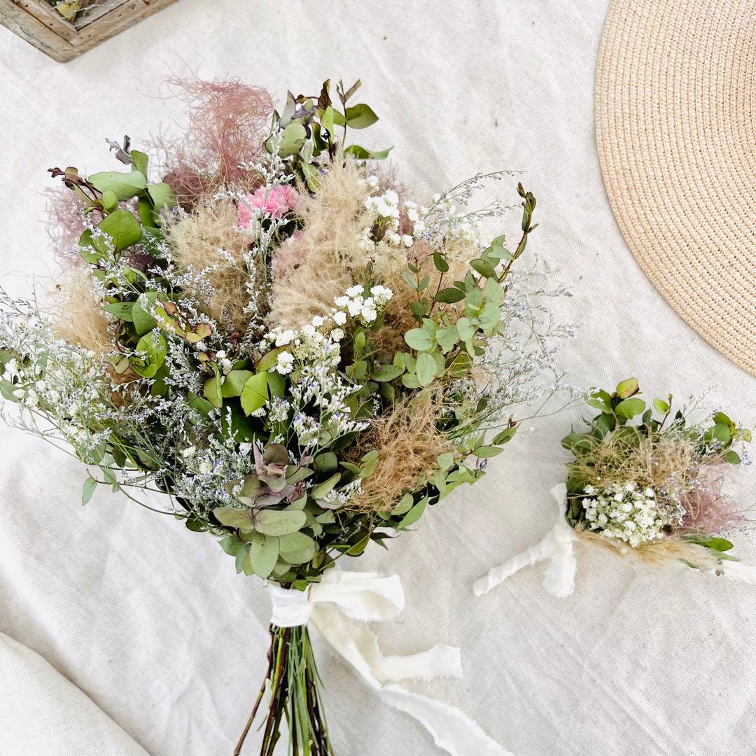 ブーケ　ブートニア