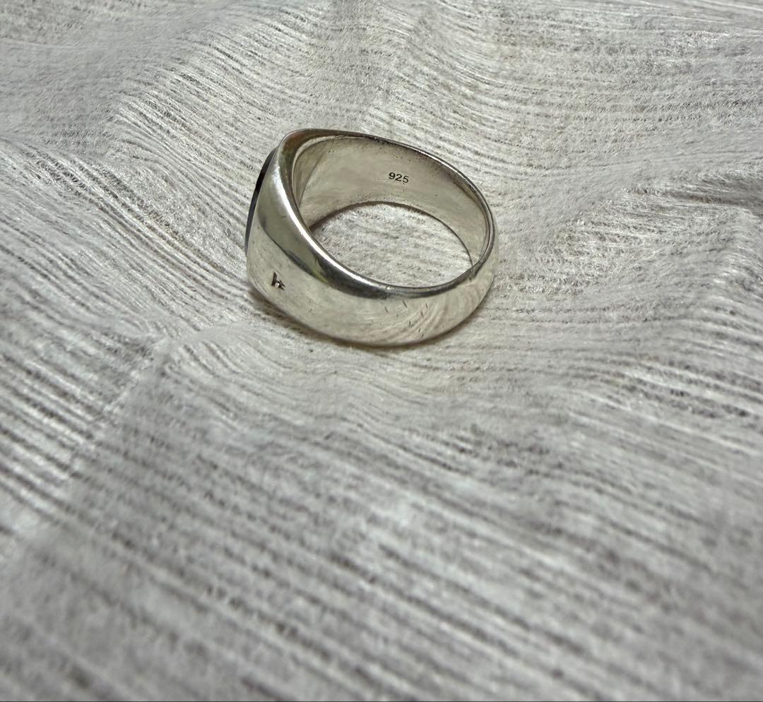 アクセサリー TOMWOOD OVAL RING LARVIKITE 56