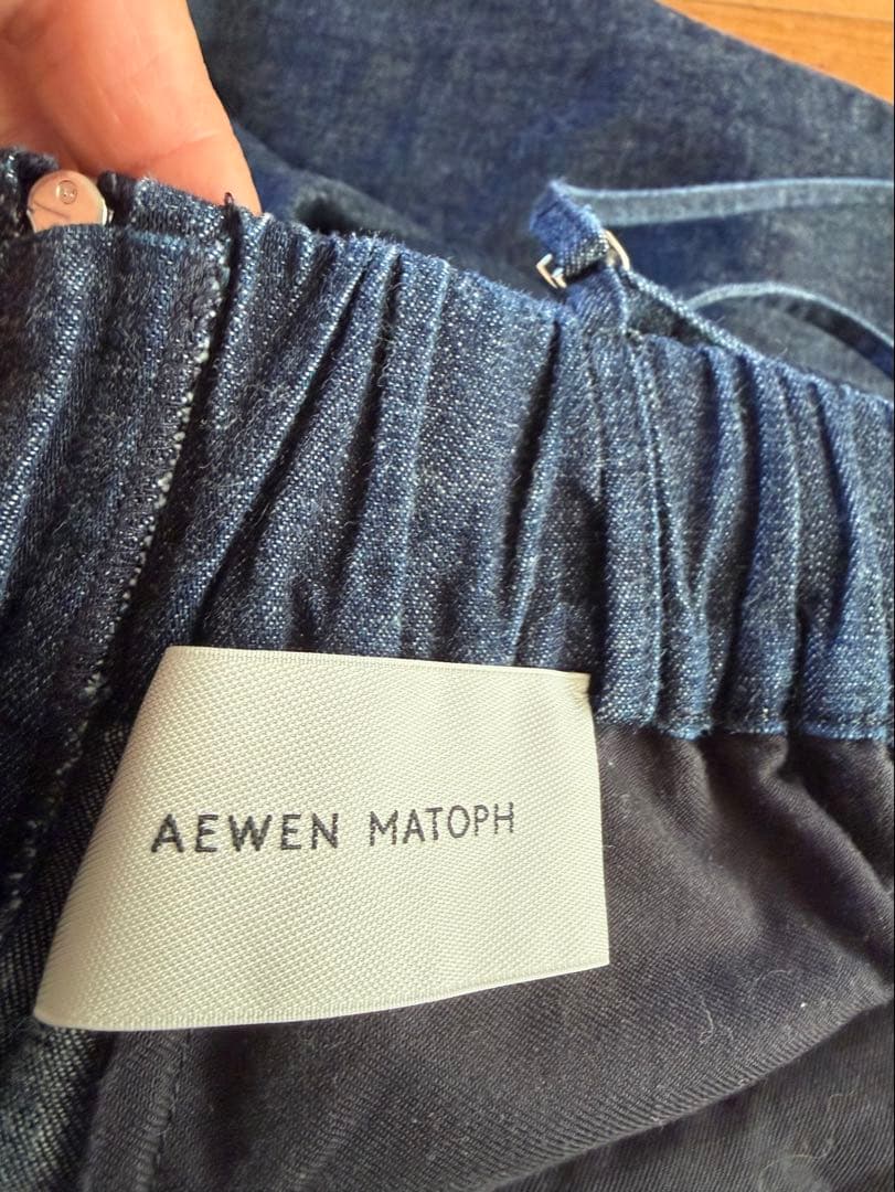 AEWEN MATOPH イウエンマトフ デニムサロペット 36 オールイン