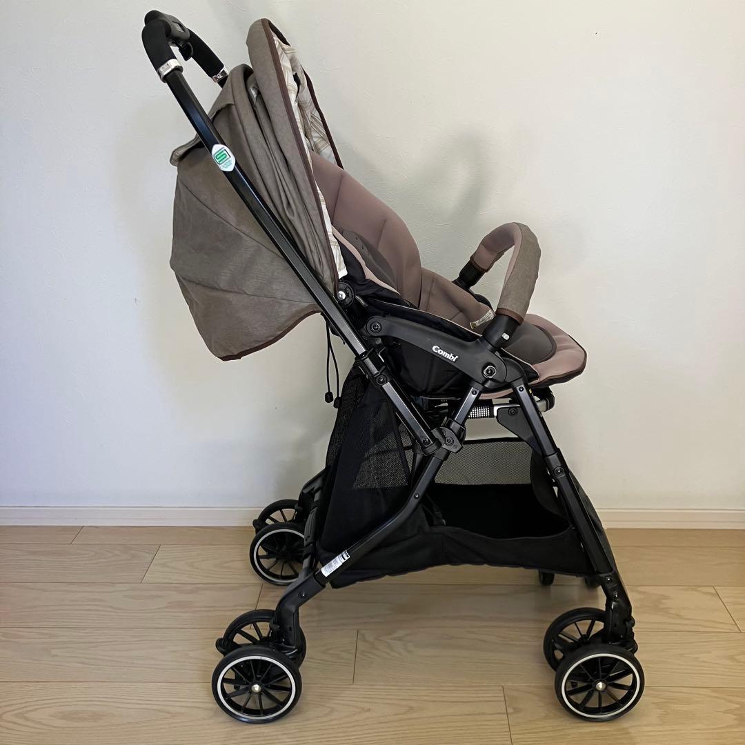 美品✨コンビ ベビーカー スゴカルα Light エッグショック テータテート