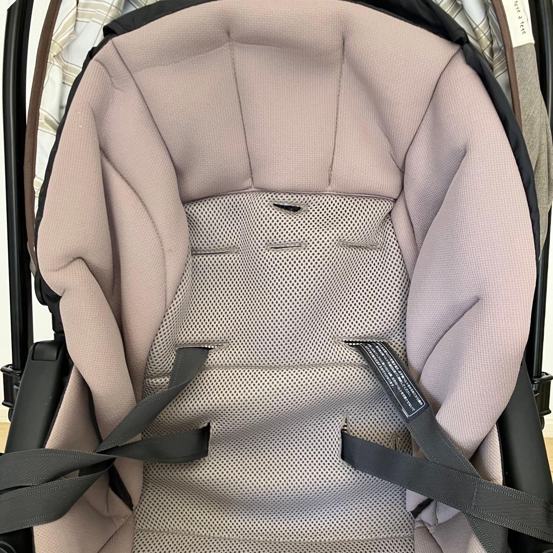 美品✨コンビ ベビーカー スゴカルα Light エッグショック テータテート