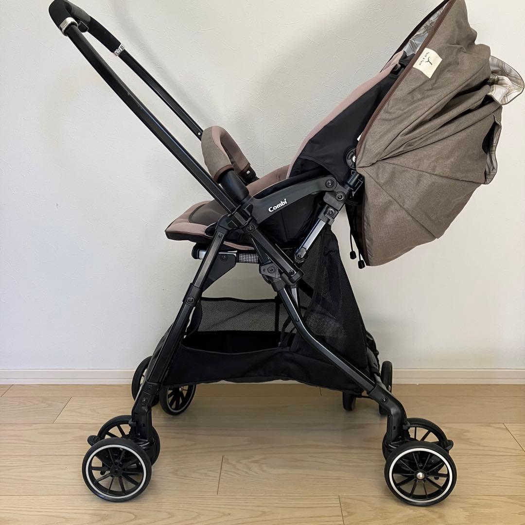美品✨コンビ ベビーカー スゴカルα Light エッグショック テータテート