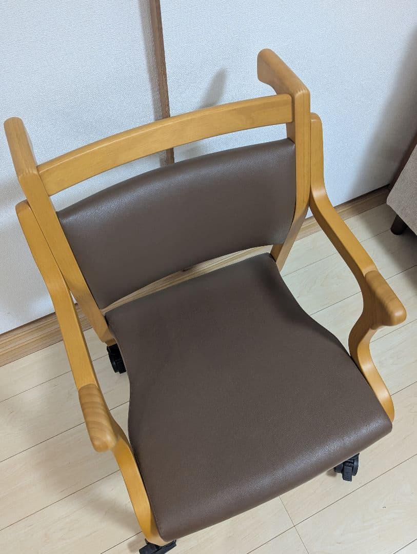 美品　貞苅椅子製作所　介護チェア　Care-118-AC キャスター付