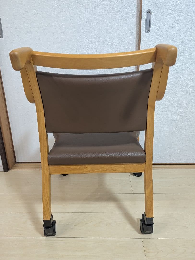 美品　貞苅椅子製作所　介護チェア　Care-118-AC キャスター付