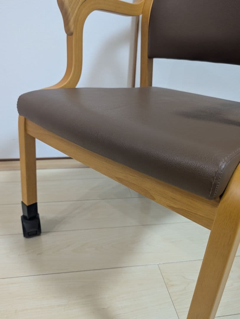 美品　貞苅椅子製作所　介護チェア　Care-118-AC キャスター付