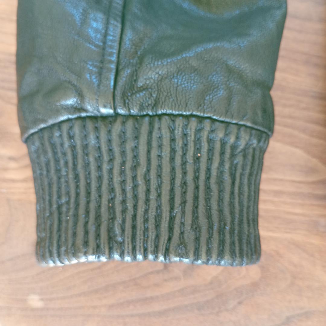 AVIREX◆レザージャケット・ブルゾン/XL/山羊革/6131016