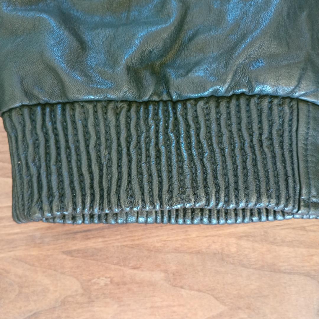 AVIREX◆レザージャケット・ブルゾン/XL/山羊革/6131016