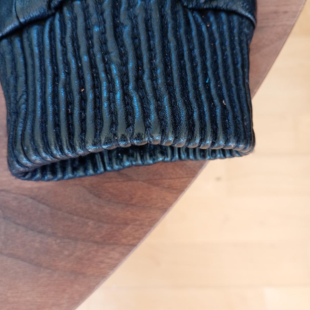 AVIREX◆レザージャケット・ブルゾン/XL/山羊革/6131016