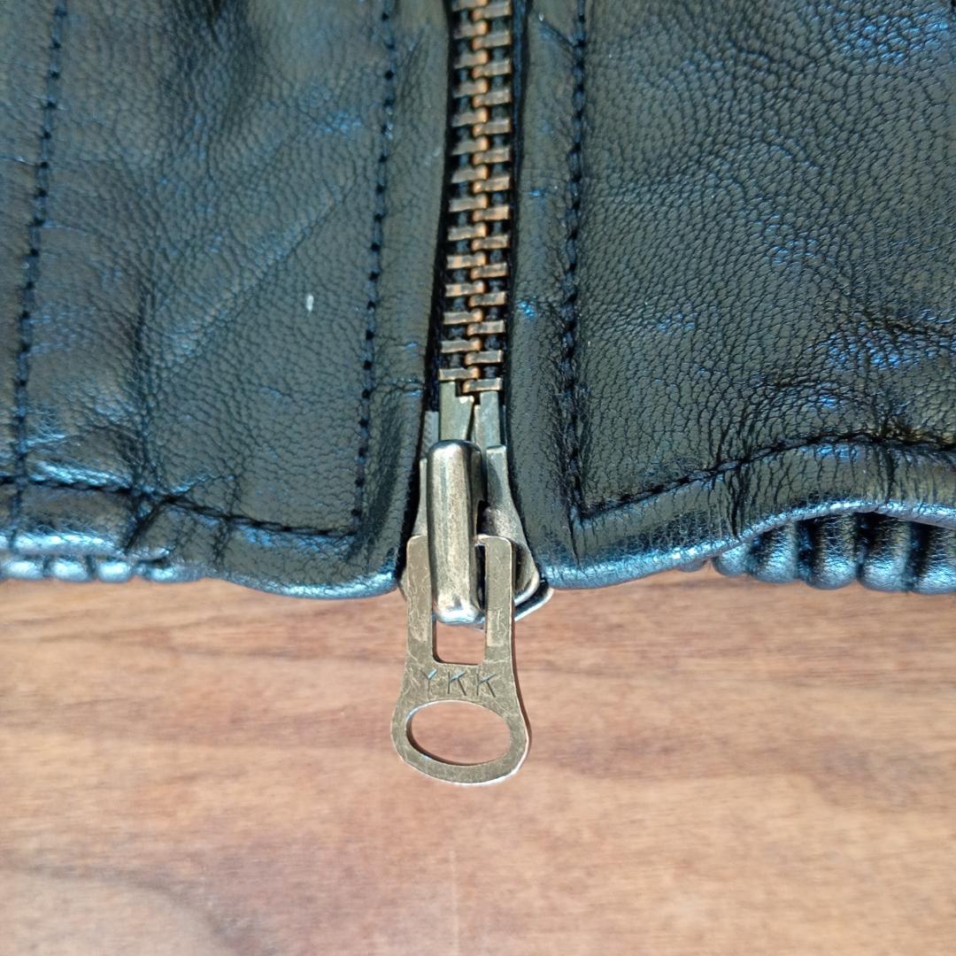 AVIREX◆レザージャケット・ブルゾン/XL/山羊革/6131016