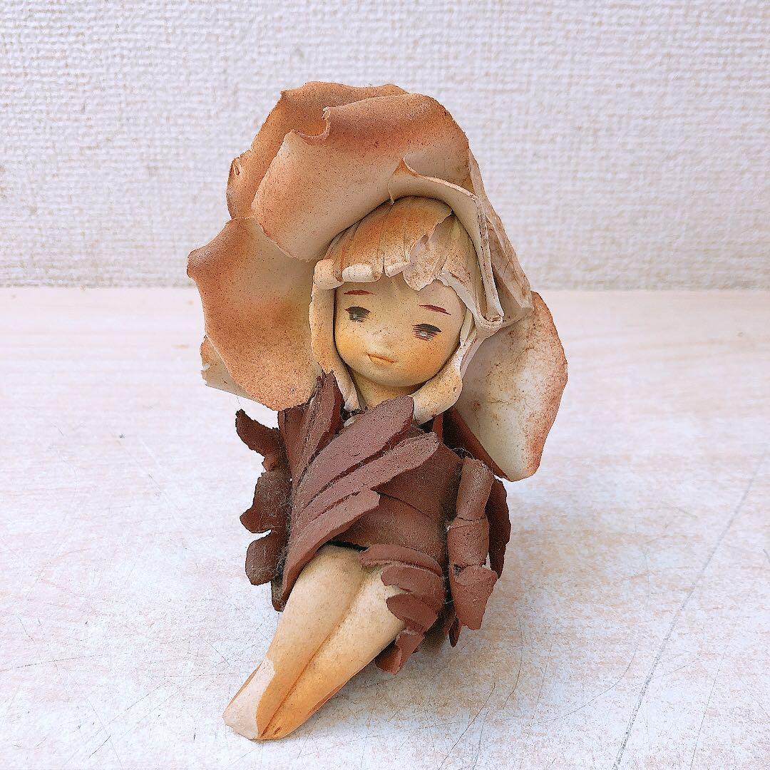 N*g様 ①竹内祥子? 陶器作品 陶人形 森の精 2体まとめ 置物 インテリア