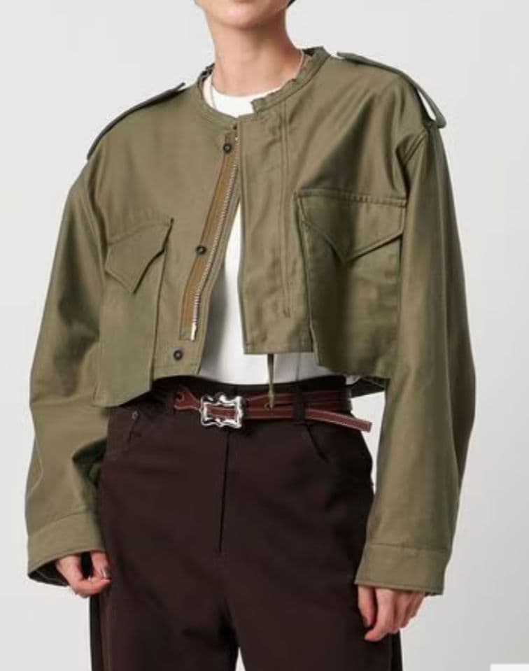 新品＜HYKE＞　ハイク　クロップド ジャケット