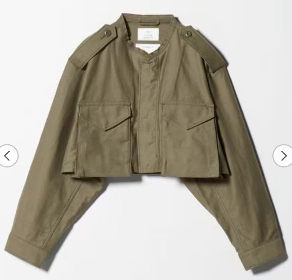 新品＜HYKE＞　ハイク　クロップド ジャケット